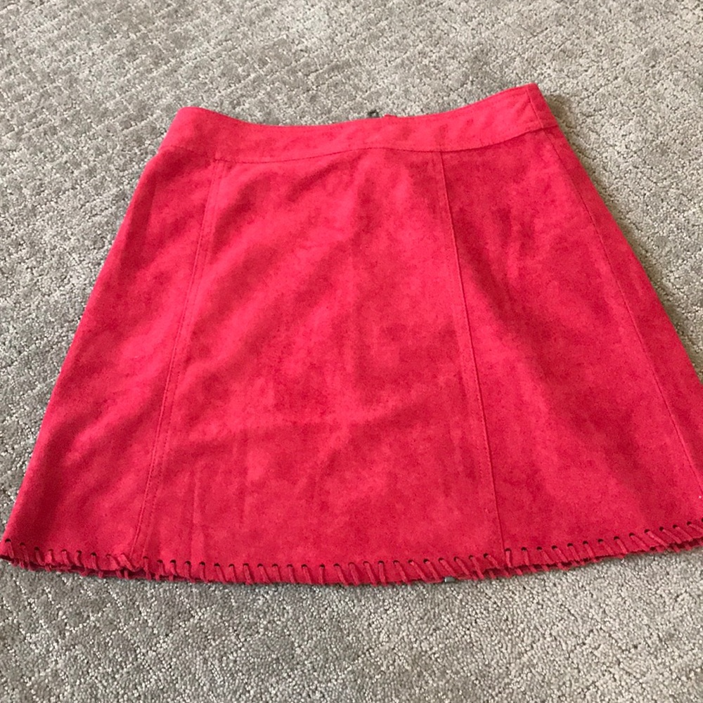 Red Mini Skirt